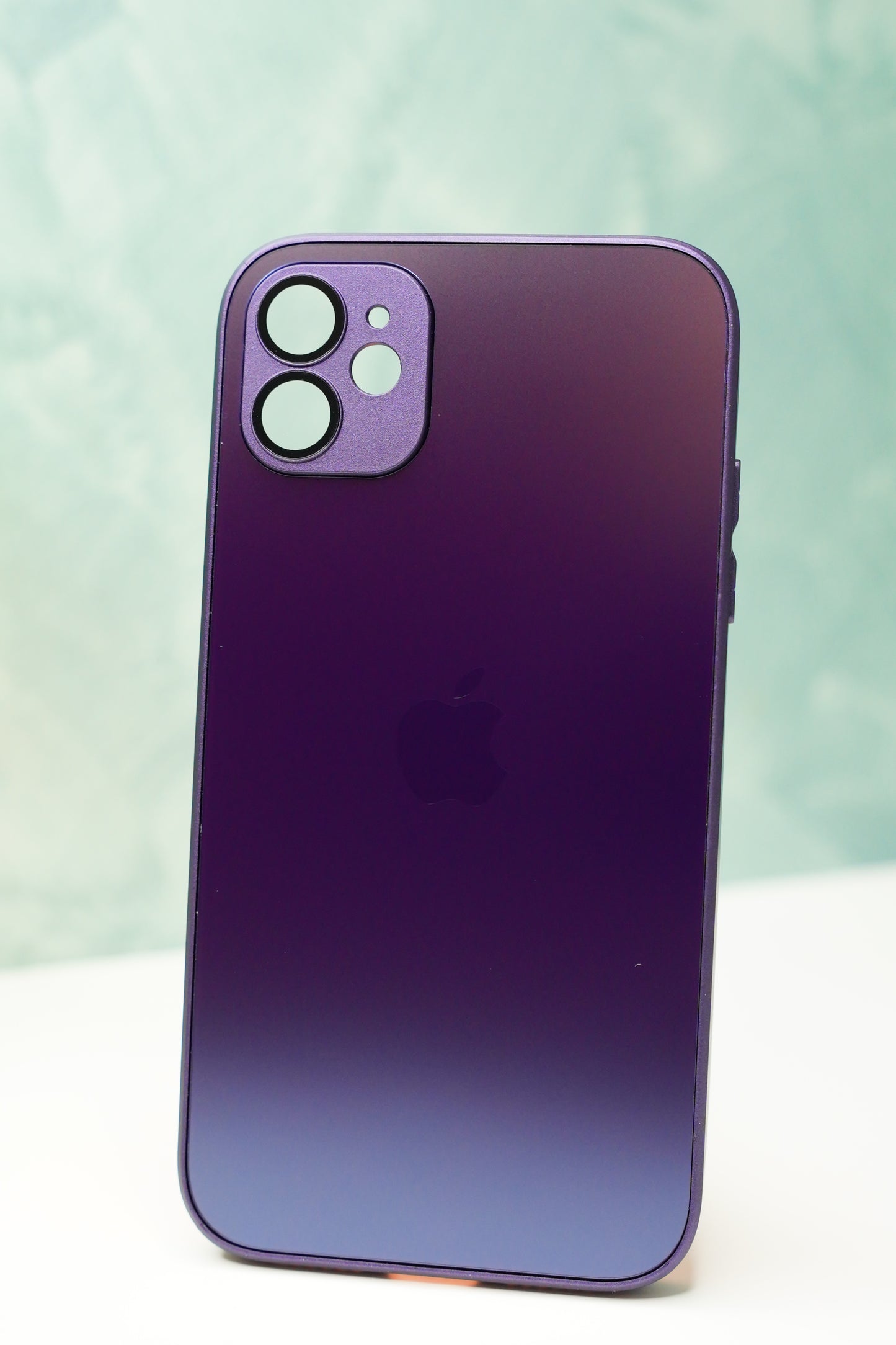 Elevate your phone's protection and style with AG Glass Cover in stunning purple, featuring camera protection.