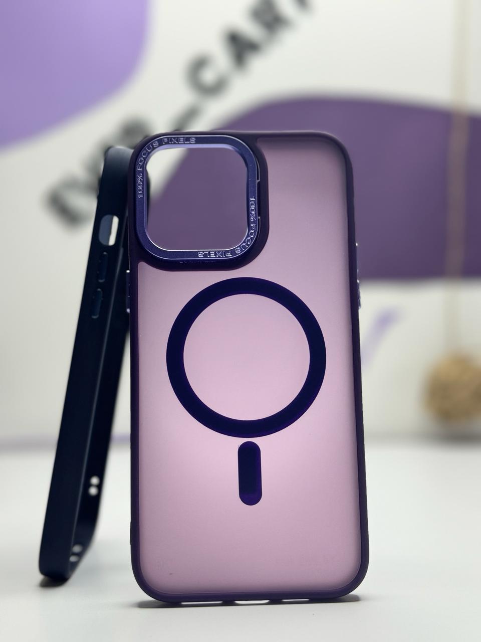 Matt colored case with seamless wireless connectivity for sleek device protection.